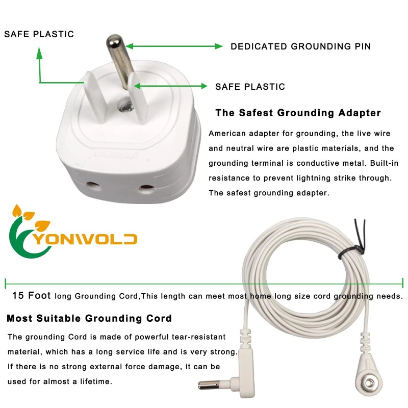 Yonwold Organic Grounding Sheet 10% Silver for Bed Sleeping Therapy