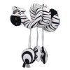 Baby Plush Animal Stroller Toys Black and White Spiral Activity