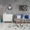 Anchor and Boat Wheel Wall Clock, Nautical Coastal Beach or