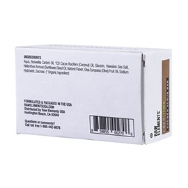 Raw Elements Barra Exfoliante Para Ducha Coco Lime: Exfoliante Corporal Orgánico Limpiador Y Exfoliante, Aroma A Hierbas Y Aceite Esencial De Coco Y Lima, 3,5 Oz 5 Onzas (Paquete De 1)