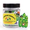 60 Positive Pickle Affirmation Cards in a Decorative Jar -