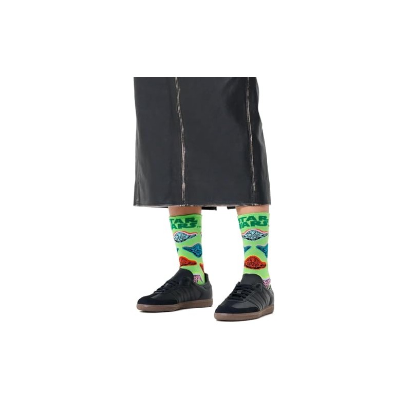 Happy Socks Star Wars™ Yoda Socks, Green