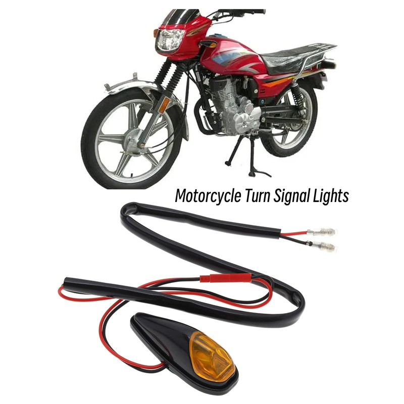 eMagTech 2X Adhesive Motorcycle Turn Lights LED Motorcycle Flush Mount