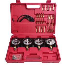 YFIXTOOL Motorcycle Vacuum Carburetor Synchronizer Tool Kit Compatible with Honda Yamaha Kawasaki Suzuki GS KZ XS, Fuel Vacuum Carburetor Synchronization Carb Sync Gauge