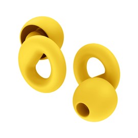 Noise Canceling Earplugs for Sleep and Concentration– New Flexible Earplugs for Better Attenuation–2 Pair Reusable –Deal for Side Sleepers &Noise Sensitive Person – 27dB Noise Cancellation–Yellow