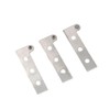 6Pcs Stainless Steel Connector Hidden Door Hinge, 360 Degree Rotatable