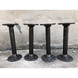 MING 1/2"x18"Long DIY Industrial Pipe Table Legs,Perfect For Coffee Tables Lot Of (4)