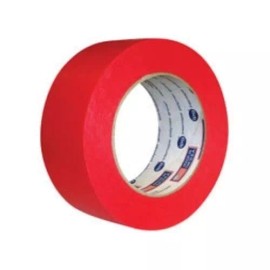 Intertape Colored Paper Masking Tape (PF3): 1.5 in. x 60 yds. (Red)