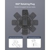 TROND Outlet Extender Surge Protector - 6 AC Outlet Splitter