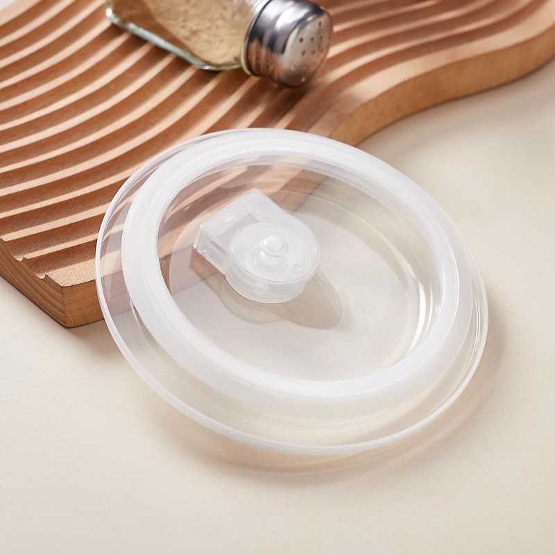 Hoilse Vented Lids for 5" diameter containers set of 2，lids
