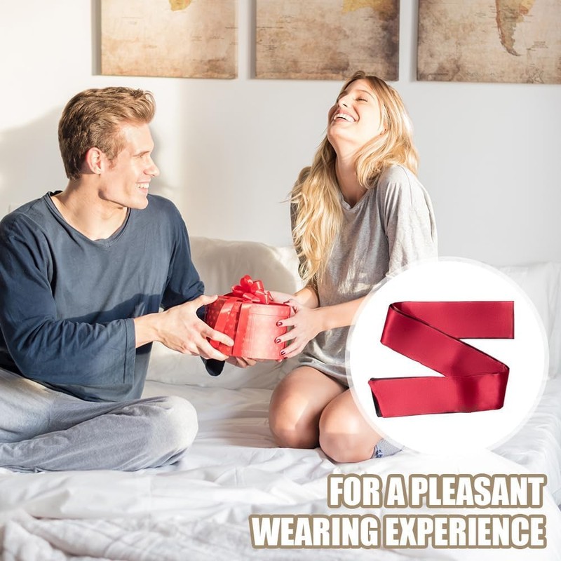 1Pcs Satin Silk Eye Covers,Soft Comfortable Silk Sleeping Cover Blindfold