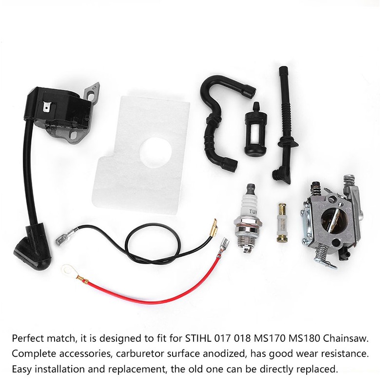 Carburetor Igniter Air Filter Kit Fit for STIHL 017 018
