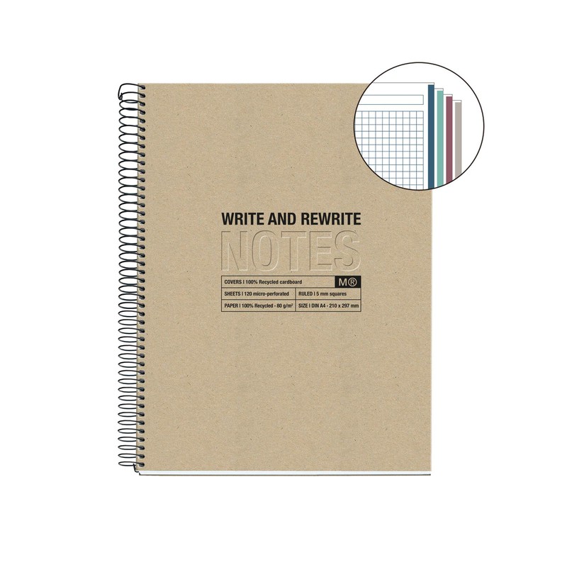 MIQUELRIUS Notebook Grid A4 Craft