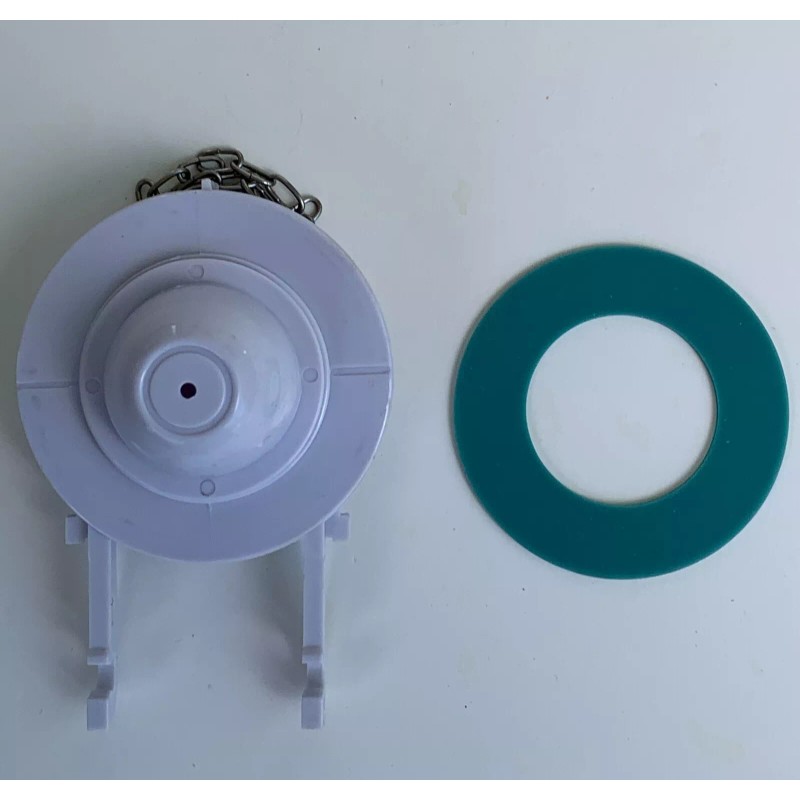 NUFLUSH Toilet Flapper Valve, 2.5 in. with Removable Nipple &