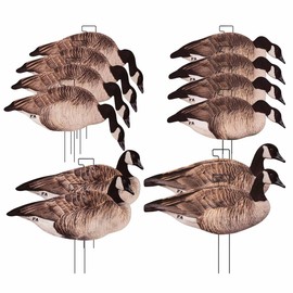 Final Approach Last Pass Honker Silhouette Decoys 12 Pack with Flocked Heads