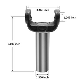 GLOCRORET 2-3-4871X Driveshaft Slip Yoke Compatible with AOD, C4, T-5, T-10, Top Loader, Tremec 3550, Fit for Ford Ranger 1995-97 RWD Manual 1310 Series 28 Spline Slip Yoke