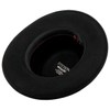 Stetson Petersham Gambler Wool Hat - Plain Hat - Leather