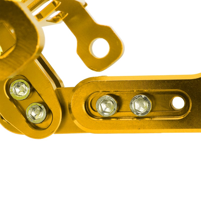 Motorcycle License Plate Bracket CNC Aluminium Alloy Universal Adjustable Motorcycle