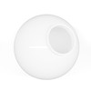 KastLite 10" White Acrylic Lamp Post Globe | Smooth Textured