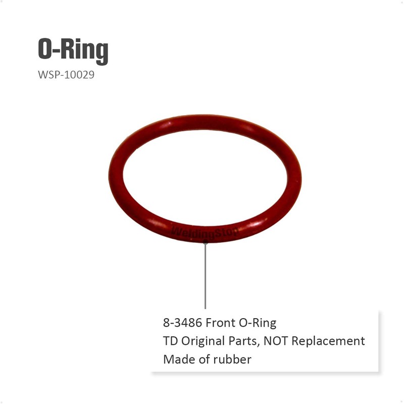 WS SL60 SL100 Torch Front & Rear O-ring 8-3486 8-3487
