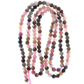 YYlingx 170PCS Faceted Natural Stone Beads 2mm Mix Color Beads Stone Round Loose Beads Charms for DIY Jewelry Making Bracelet Necklace Earring Craft