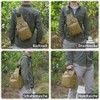 flintronic Tactical Shoulder Bag, Tactical Molle Sling Chest Pack, Laptop