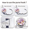 BEAVOING Purse Hanger, Foldable Purse Hook Set of 3 Mixed