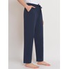 Latuza - Pantalones de pijama pequeños para mujer, de algodón,