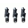 Copper Life Men's No Show compression 3-pack Socks Black, L