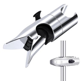 Shower Head Holder, Shower Head Holder, No Drilling, Shower Head Holder, Hand Shower Holder, Shower Head Holder for Slide Bar, 18-25 mm Outer Diameter, Shower Head Holder for Bathroom