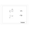 Duoline 703031 Kit of 2 End Caps White