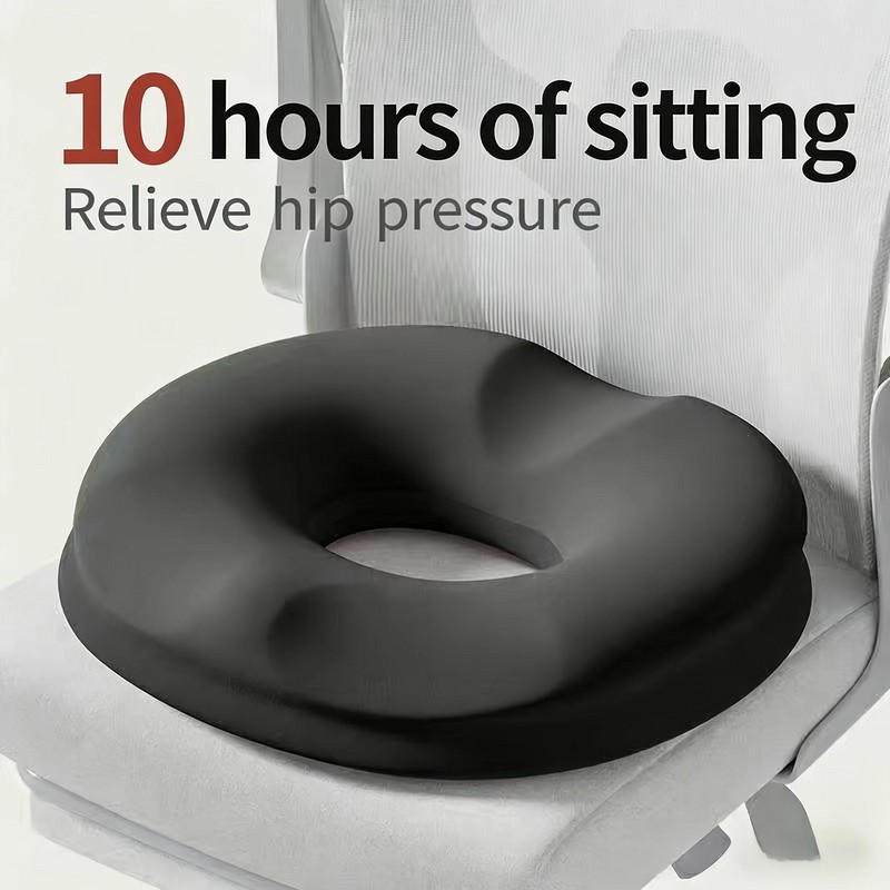 Donut Seat Cushion for Sitting Comfort – Memory Foam Tailbone