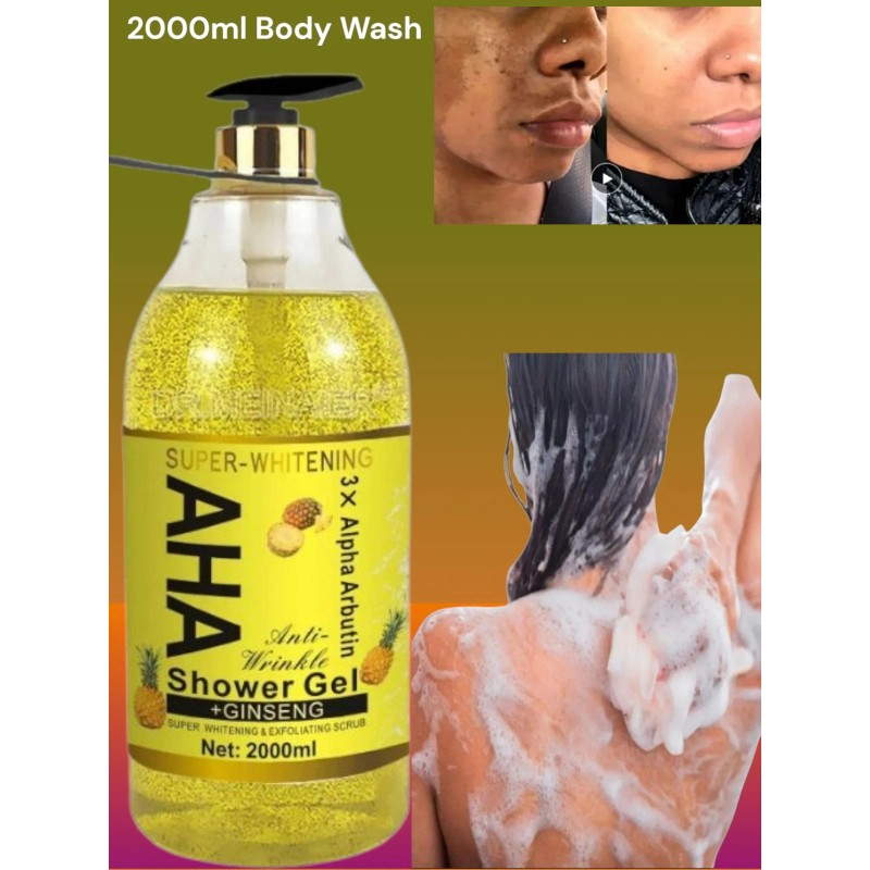 Dr Meinaier AHA Super Whitening Shower Gel Skin Exfoliating Body