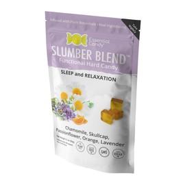 Slumber Blend Functional Hard Candy | Sleep Issues, Tranquility, Relaxation | Organic Chamomile, Skullcap, Passionflower, Orange, Lavender | Gluten-Free, Non-GMO, Vegan - 24 Count (Pack of 1)