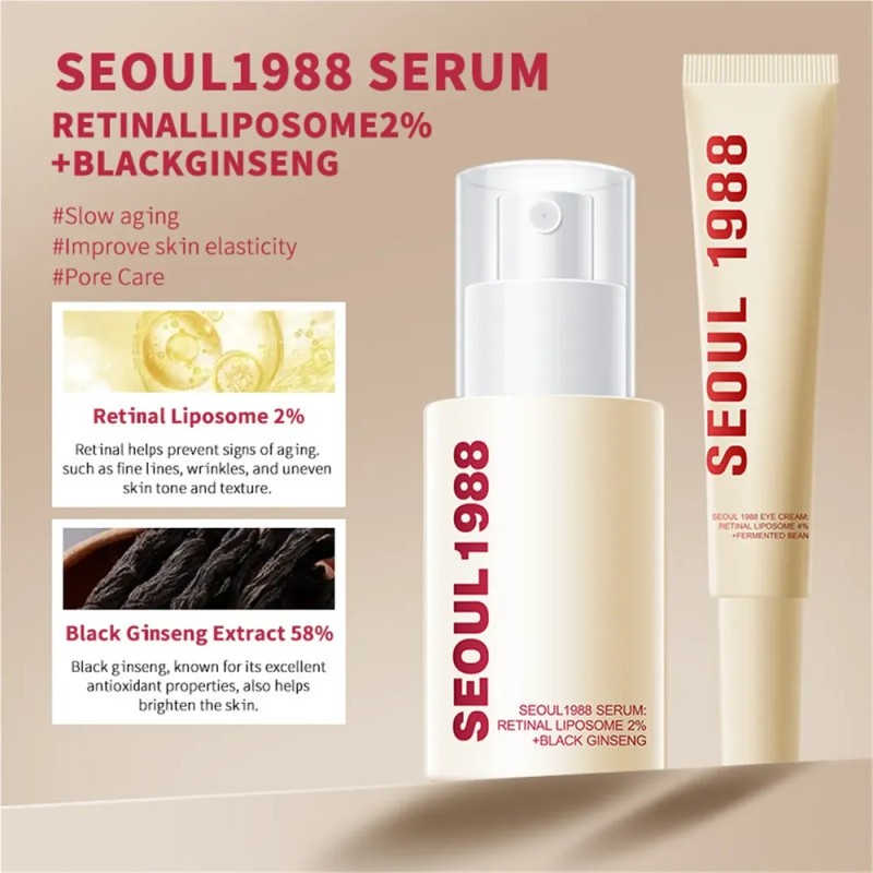 Y Kit Y Cuidado Facial Coreano Seoul 1988 Antiedad Retinal