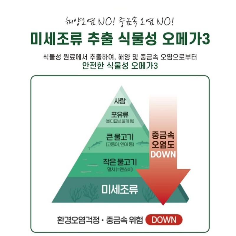 퓨어 Pure Vegetable Altige Omega 3 Microalgae Extract DHA Omega