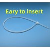 Aventurine White Cable Ties, 300mm x 3.6mm, Pack of 100,