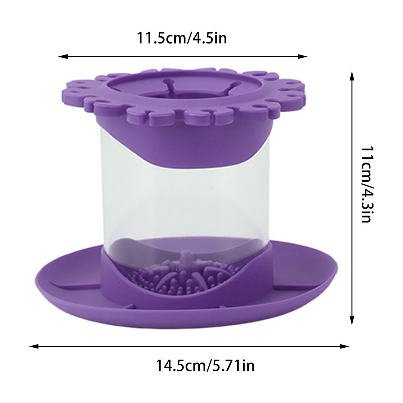 Makeup Brush Cleaner Round Detachable Brush Scrubber Board Cleaner Multifunctional