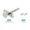 sourcing map Plunger Latches, 6.5x65mm/0.26x2.56inch Steel Spring-Loaded Bolt Plunger Latch