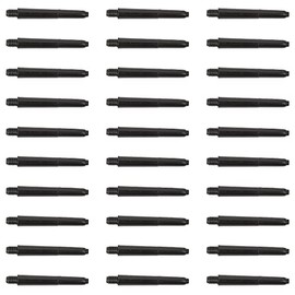 5 Colors Choose 10 Sets (30 Pieces) 2BA Nylon Darts Shaft PC Shaft Dart Accessories Short Size 35mm (Balck)