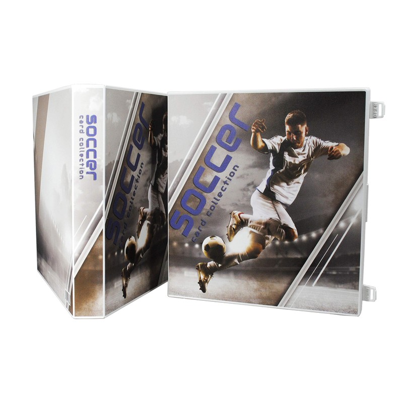 UniKeep Soccer Themed Trading Card Case With 10 Pages. Additional