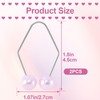 CustomyLife 2pcs Natural Dimple Maker for Cheeks, Purple Facial Muscle