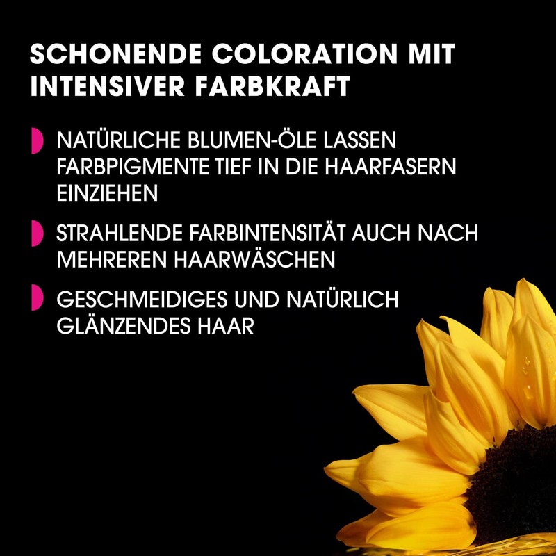 Garnier Dauerhafte Haarfarbe ohne Ammoniak mit pflegenden, natürlichen Ölen, Vollständige