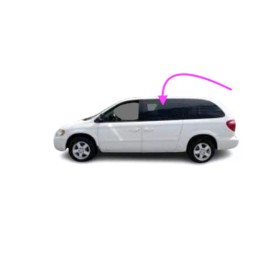 BAG Fits 04-08 Town & Country Voyager Driver Rear Sliding Cargo Door Window Glass