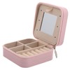 TOVINANNA Travel Jewelry Organizer Case with Zipper Closure Multiple Compartments