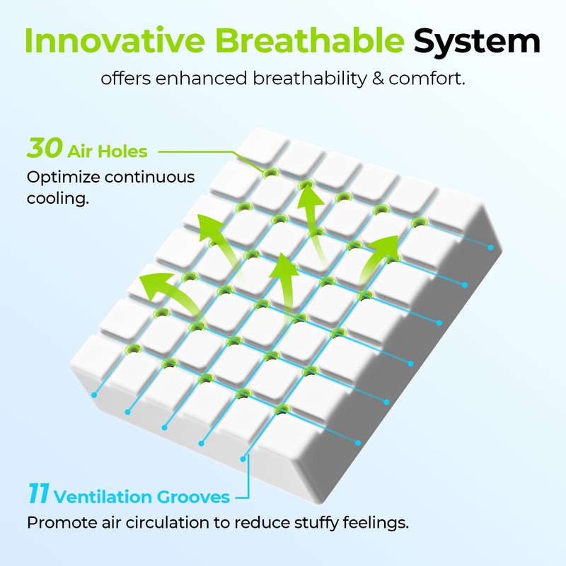 AUVON Ventilation Seat Cushion with Innovation Heat Dissipation Design |