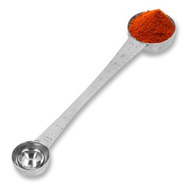 Dual Sided Measuring Spoons, 5ml and 15ml Stainless Steel Coffee Scoop Tablespoon Multifunctional Teaspoon with Scale Length for Coffee, Baking