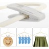Zalizr 20 Pcs Velvet Hanger Clips, Strong Flocked Finger Clips