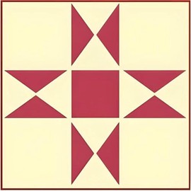 Ohio Star Quilt Stencil Template – 6" x 6" Reusable Mylar Quilting Pattern for Sewing, Patchwork, Textile Arts, DIY Fabric Painting & Craft Projects – The Artful Stencil