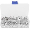 100Pcs Aluminum Rivet Nut Threaded Rivet Insert Nut, Rivet Nut